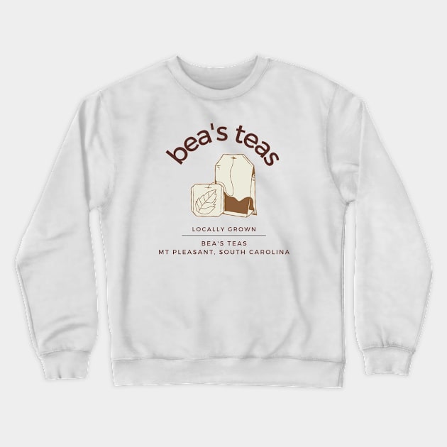 Bea's Teas 1 Crewneck Sweatshirt by Brews 2 Go